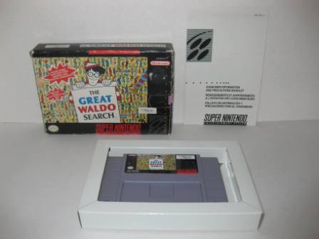 Great Waldo Search, The (Boxed - no manual) - SNES Game